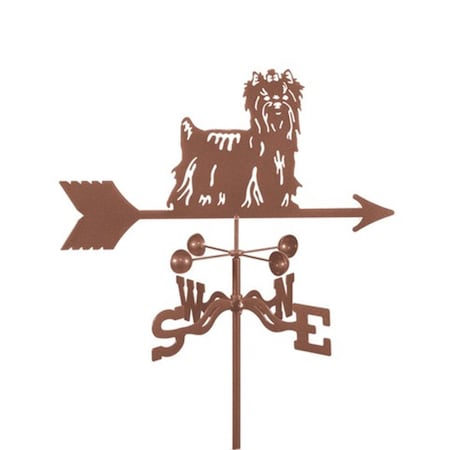 Ez Vane Yorkie Dog Weathervane with Post Mount EZ124209